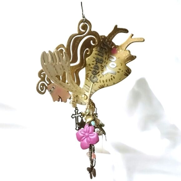NURSE ANGEL hand painted Metal CHARMS Uplift Someone's  w/ her celestial help - Picture 1 of 11